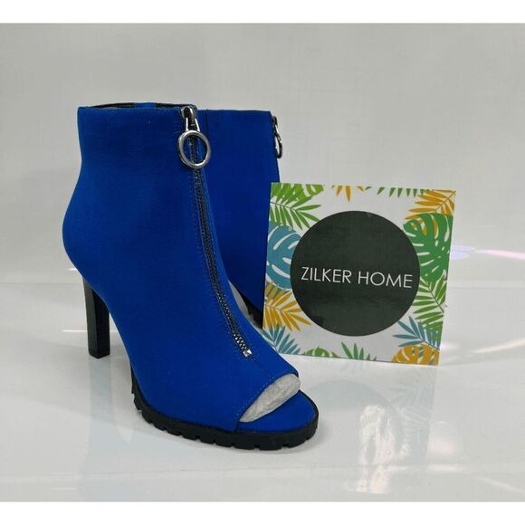 Bar III Women's Dillian Front Zip Shooties - Cobalt 7M - Picture 1 of 9